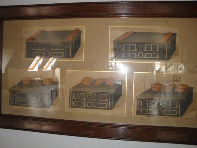  Collection ASPEG, pièce numéro 1287 : Tableau Ets BRIFFAUD sous verre à l'encre de chine