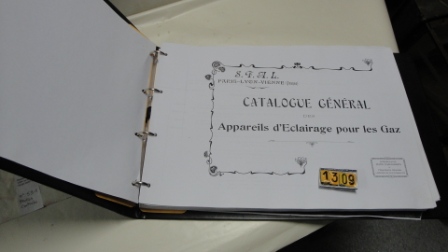  Collection ASPEG, pièce numéro 1309 : Appareils pour l'éclairage au gaz