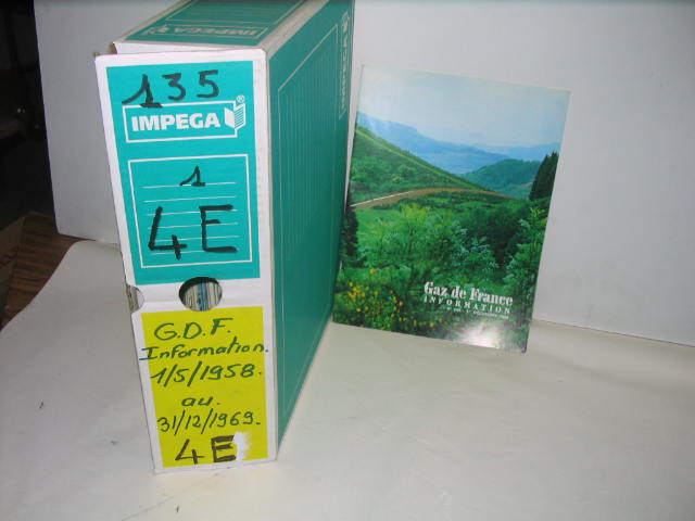  Collection ASPEG, pièce numéro 135 : Livre GDF information
