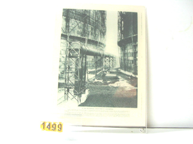  Collection ASPEG, pièce numéro 1499 : Photo Le gaz de Houille gazomètre