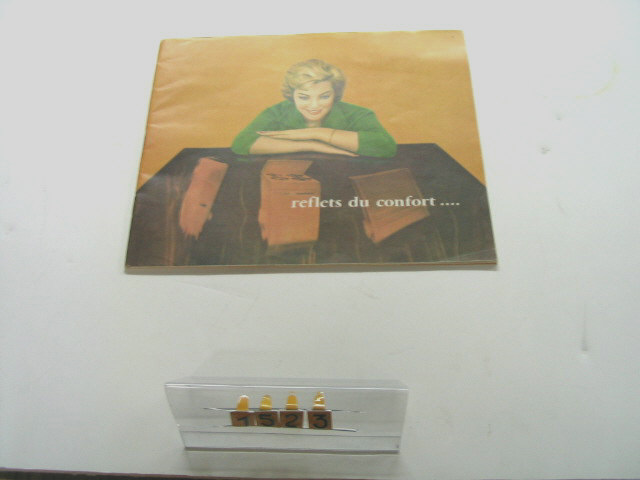  Collection ASPEG, pièce numéro 1523 : Pub Reflet du Confort