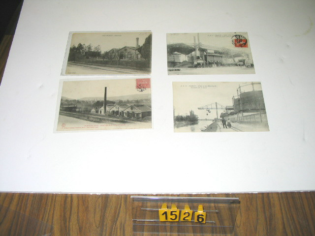  Collection ASPEG, pièce numéro 1526 : Cartes postales D'usines à gaz