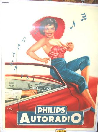  Collection ASPEG, pièce numéro 1558 : Autoradio Philips