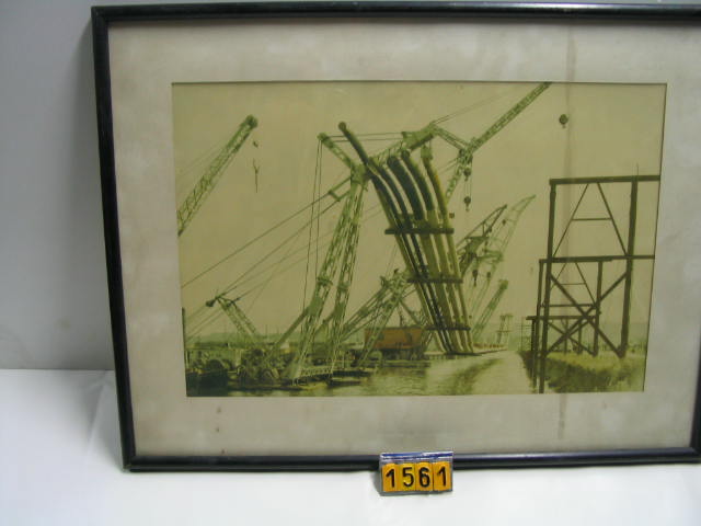  Collection ASPEG, pièce numéro 1561 : Photo pose sous fluviaux gaz à Dieppedalle