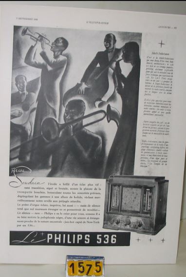  Collection ASPEG, pièce numéro 1575 : Philips Radio 536