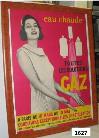  Collection ASPEG, pièce numéro 1627 : Eau chaude toutes le solutions gaz