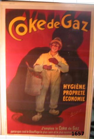  Collection ASPEG, pièce numéro 1657 : Coke de gaz