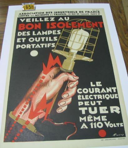  Collection ASPEG, pièce numéro 1658 : sécuruté elec 