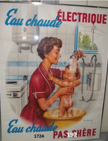  Collection ASPEG, pièce numéro 1724 : Eau chaude électrique