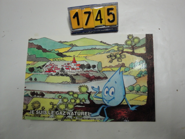  Collection ASPEG, pièce numéro 1745 : Carte postale publicitaire