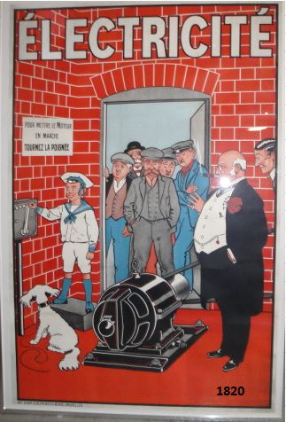  Collection ASPEG, pièce numéro 1820 : Moteur elec