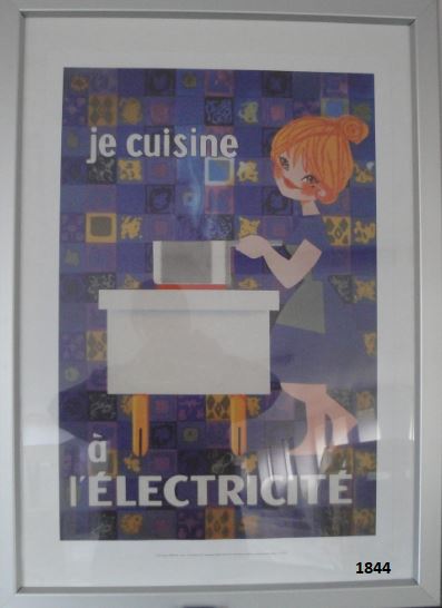  Collection ASPEG, pièce numéro 1844 : je cuisine à l'électricité