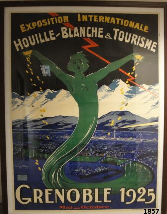  Collection ASPEG, pièce numéro 1857 : Grenoble 1925 houille blanche et tourisme