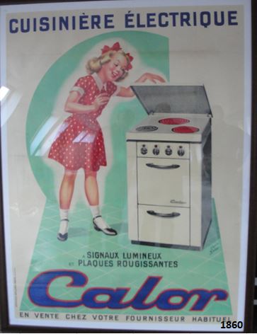  Collection ASPEG, pièce numéro 1860 : Cuisinière électrique Calor