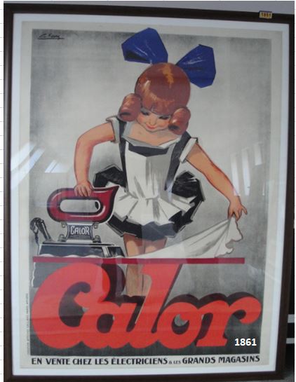  Collection ASPEG, pièce numéro 1861 : Le fer à repasser Calor