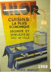  Collection ASPEG, pièce numéro 1968 : cuisinière LILOR