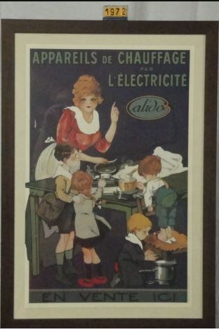  Collection ASPEG, pièce numéro 1972 : appareils de chauffage par l'électricité
