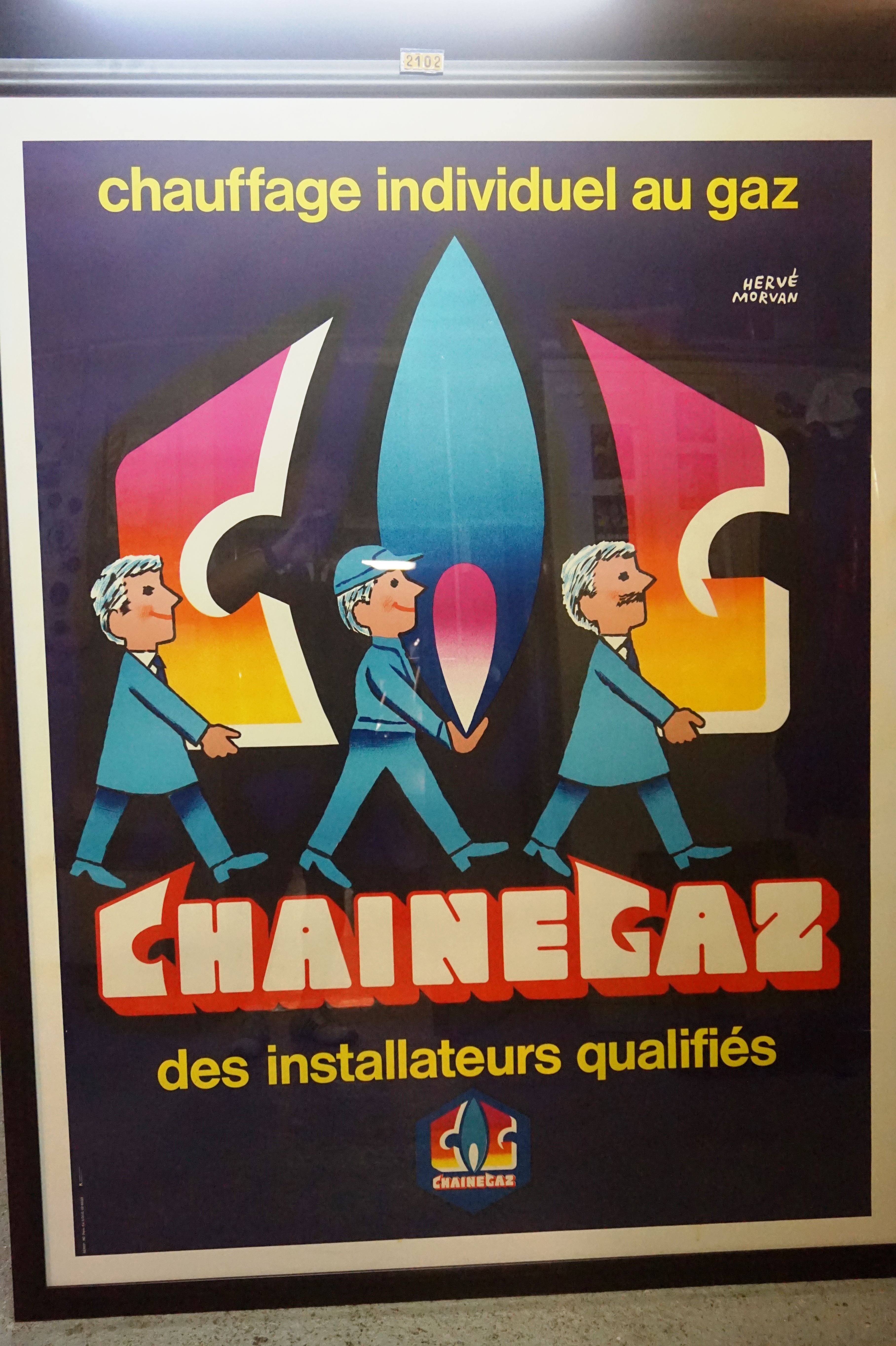  Collection ASPEG, pièce numéro 2102 : CHAINE GAZ chauffage individuel