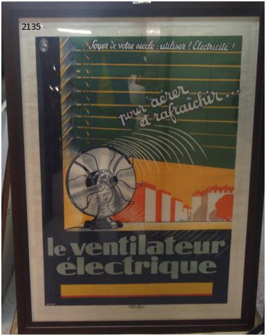  Collection ASPEG, pièce numéro 2135 : le ventilateur electrique