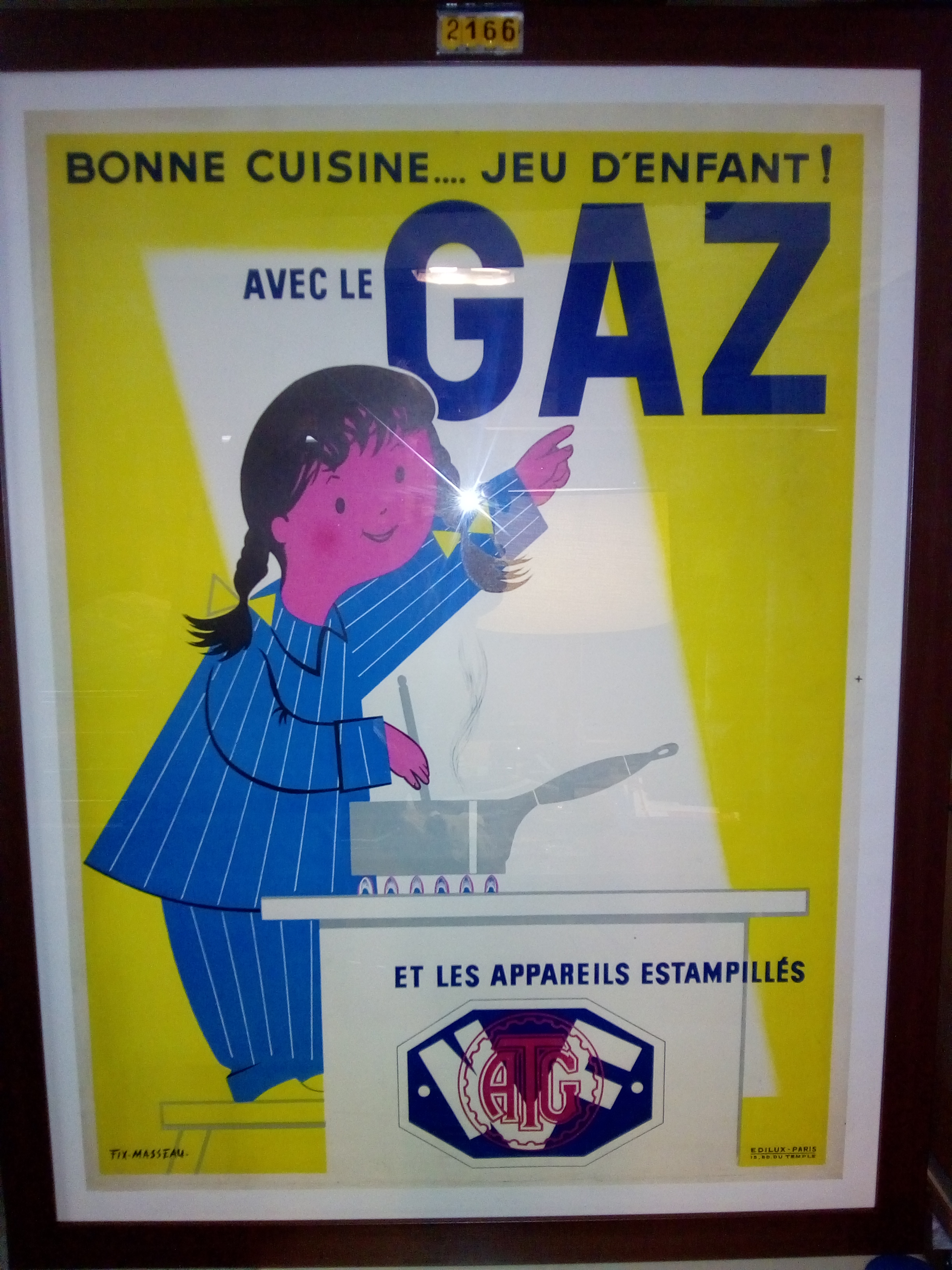  Collection ASPEG, pièce numéro 2166 : la bonne cuisine  jeux d enfants avec le gaz