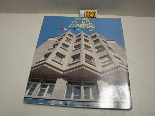  Collection ASPEG, pièce numéro 227 : 150 ans gaz à Strasbourg