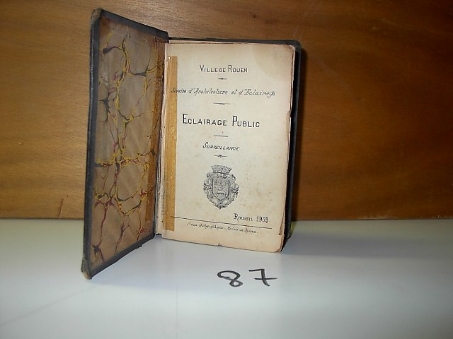  Collection ASPEG, pièce numéro 87 : Livre Eclairage public