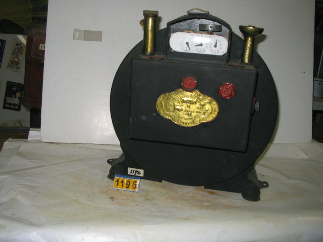 Collection ASPEG, pièce numéro 1196 : Compteur à gaz