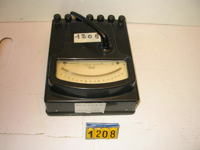  Collection ASPEG, pièce numéro 1208 : Voltmètre