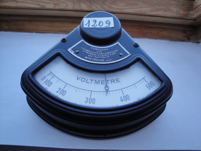  Collection ASPEG, pièce numéro 1209 : Voltmètre