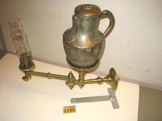  Collection ASPEG, pièce numéro 1265 : Applique de salle de bain, bras articulé