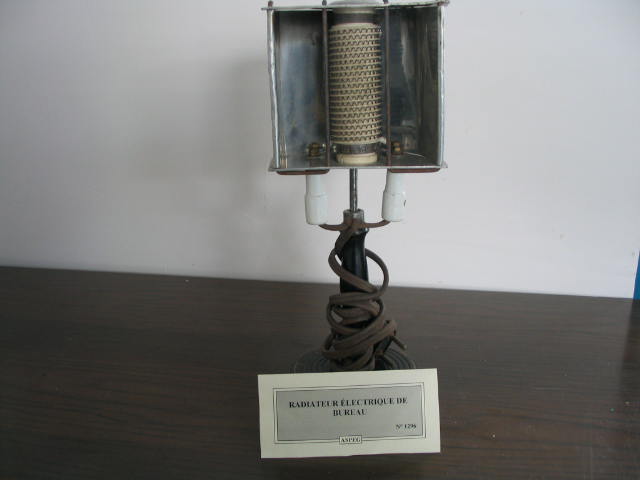  Collection ASPEG, pièce numéro 1296 : Radiateur électrique de bureau