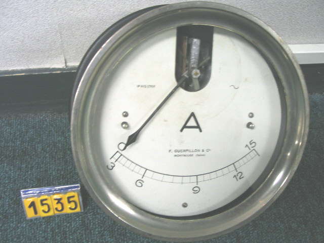  Collection ASPEG, pièce numéro 1535 : Ampèremètre