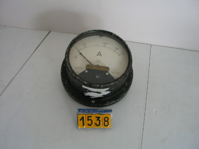  Collection ASPEG, pièce numéro 1538 : Ampèremètre