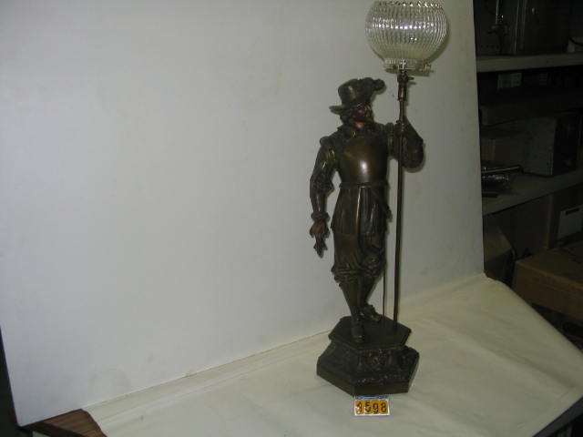  Collection ASPEG, pièce numéro 1598 : Lampe gaz mousquetaire Lansquinet