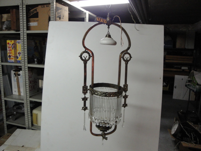  Collection ASPEG, pièce numéro 1702 : Lustre gaz