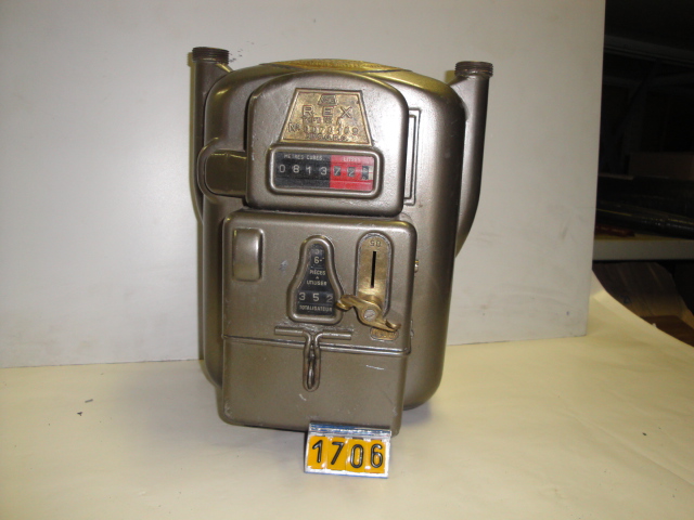  Collection ASPEG, pièce numéro 1706 : Compteur gaz à pré-paiement