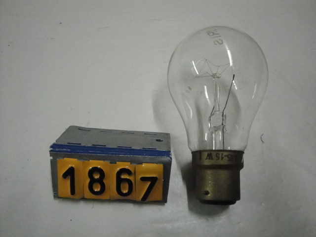  Collection ASPEG, pièce numéro 1867 : Ampoule sur support 1855