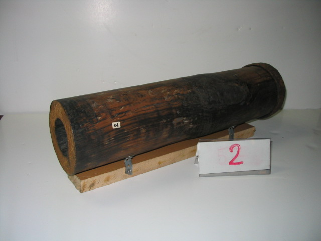  Collection ASPEG, pièce numéro 2 : Conduite gaz en bois