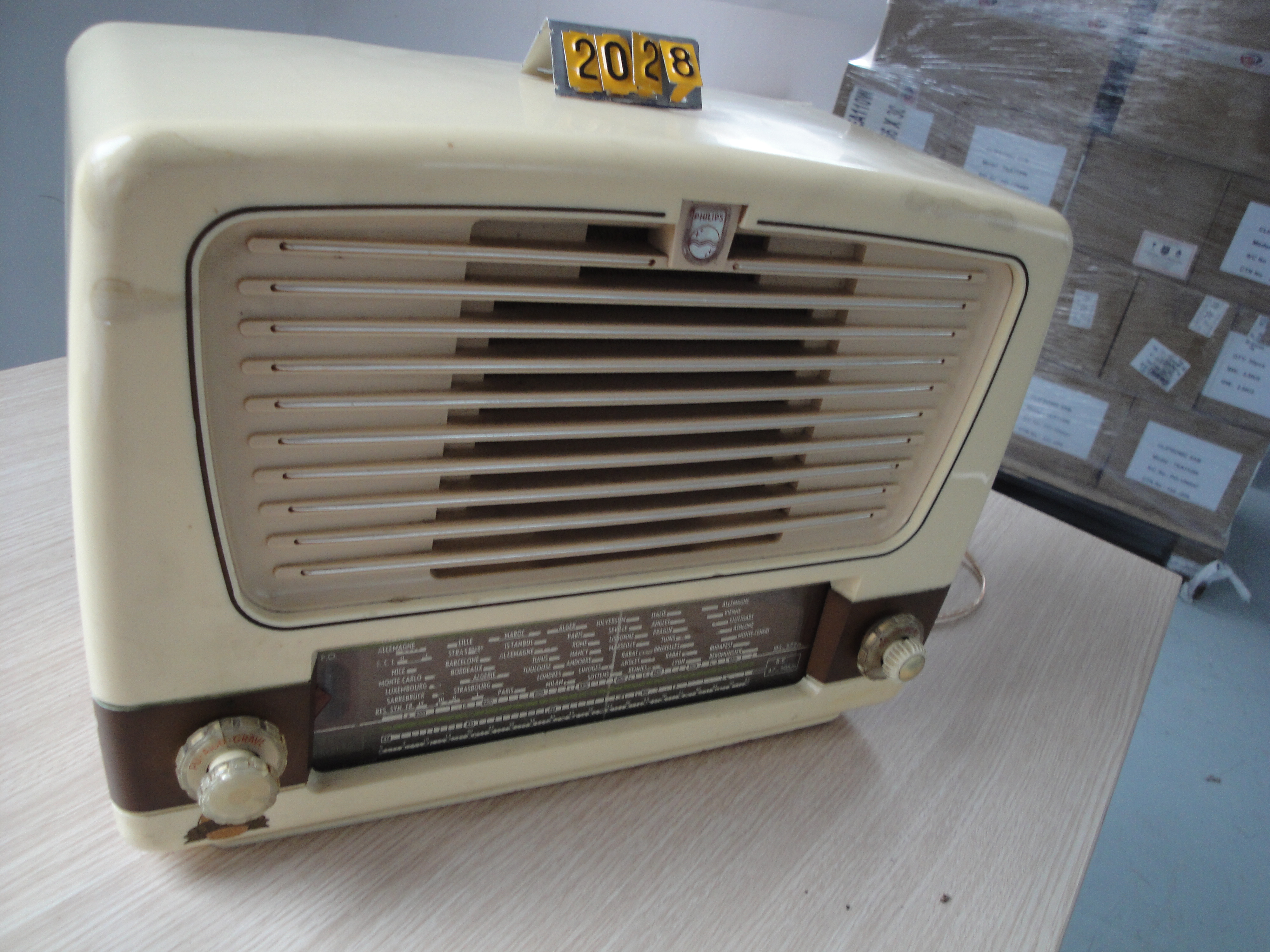  Collection ASPEG, pièce numéro 2028 : poste radio