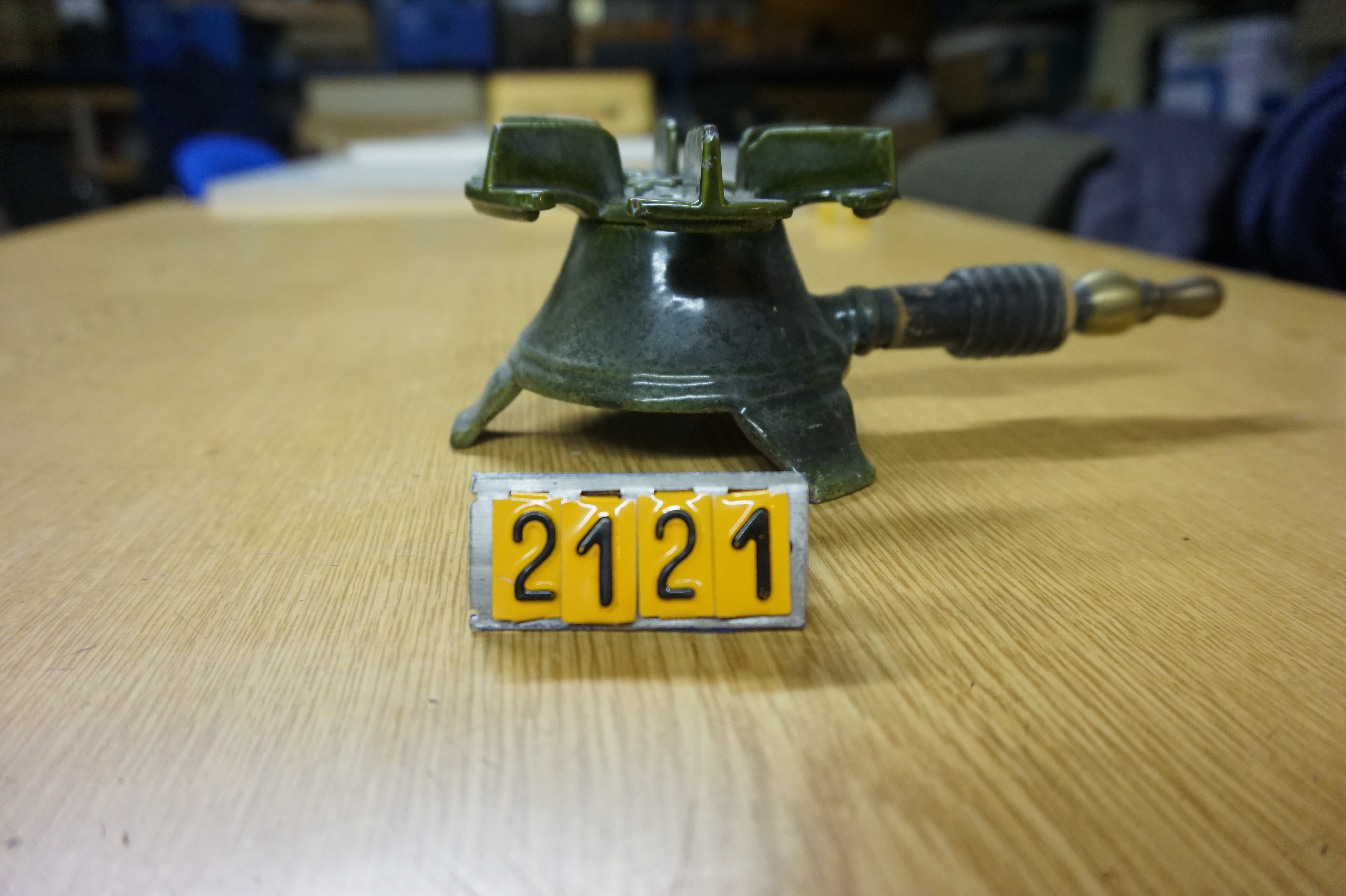  Collection ASPEG, pièce numéro 2121 : rechaud bleu