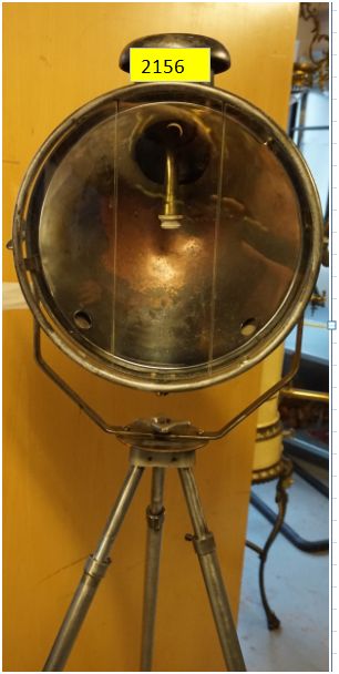  Collection ASPEG, pièce numéro 2158 : projecteur de chantier au gaz