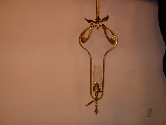  Collection ASPEG, pièce numéro 611 : Suspension d'éclairage au gaz type 