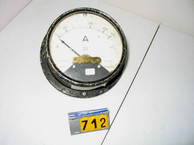  Collection ASPEG, pièce numéro 712 : Ampèremètre