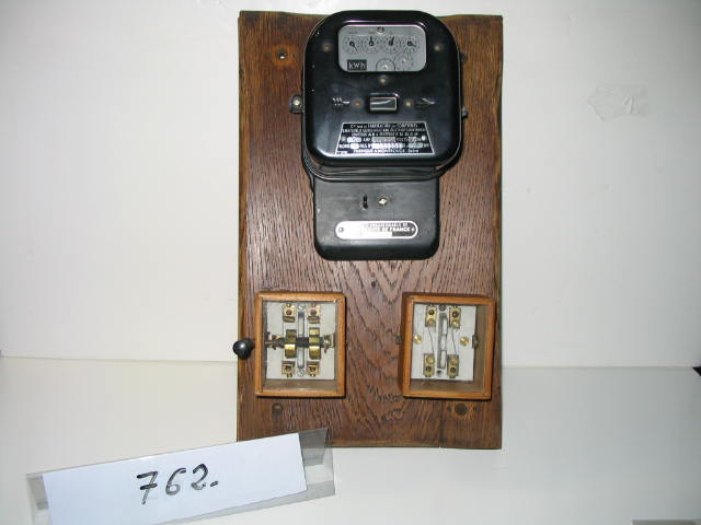  Collection ASPEG, pièce numéro 762 : Tableau de comptage monophasé