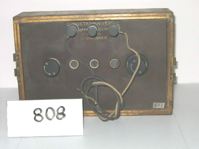  Collection ASPEG, pièce numéro 808 : Ohmètre