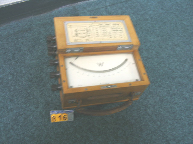  Collection ASPEG, pièce numéro 816 : Wattmètre Carpentier