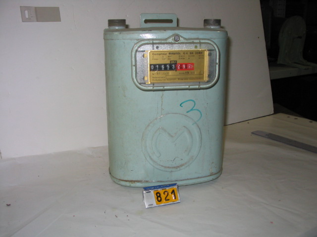  Collection ASPEG, pièce numéro 821 : Compteur à gaz
