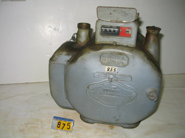  Collection ASPEG, pièce numéro 875 : Compteur à gaz
