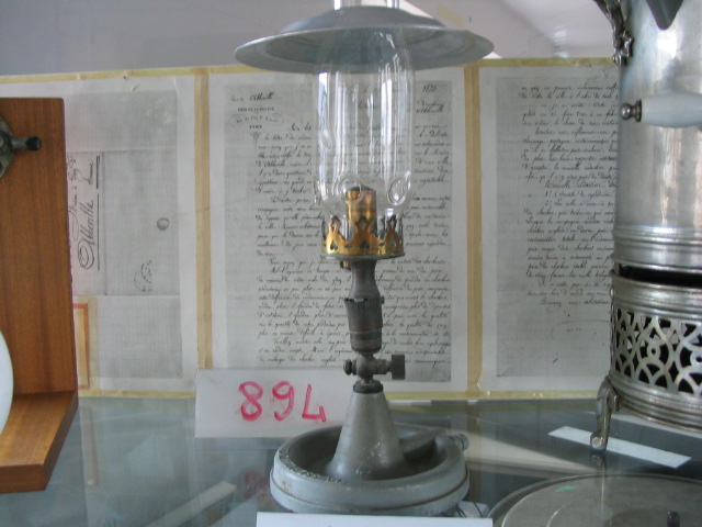  Collection ASPEG, pièce numéro 894 : Lampe de secours à gaz Visseaux