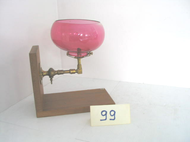  Collection ASPEG, pièce numéro 99 : Applique d'éclairage au gaz Bec papillon